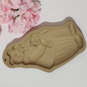 Brown Bag Cookie Art Hill Designs 1992 Dapper Pig Cookie Press Mold